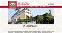 Desktop Screenshot of hotelkdpalace.com